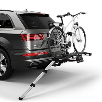 Rear Mounted Bike Racks holding a bike